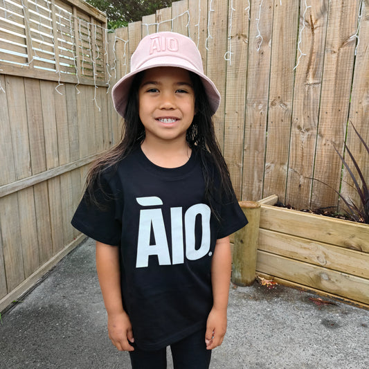 Kids Black Aio TShirt